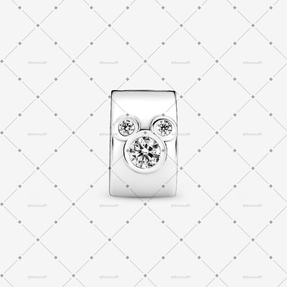 Pandora Disney Mickey Mouse & Minnie Mouse Clip Charm - Picture 3 of 4